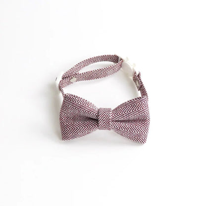 Solid Color Pets Cat Collars Adjustable Puppy Chihuahua Necklace Safety Buckle Kitten Bow Tie Rabbit Necktie