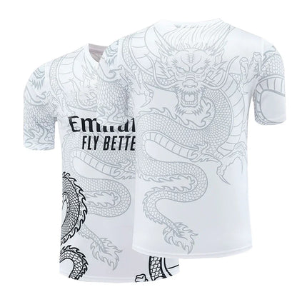 Popular Design 3D Printed Chinese Dragon Crew Neck Short Sleeve T-shirt For Men Casual Summer T-Shirt Vacation Resorts Tee Tops