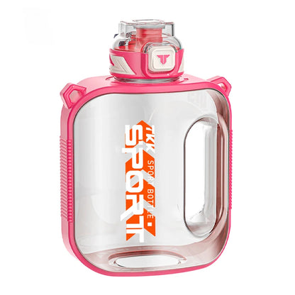 TKK 1/1.6/2L Sports Water Bottle TRITAN Large Capacity Creative Cup Heat Resistant Outdoor Adult Travel Kettle Gym Fitness Jugs