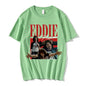 Eddie Munson T-shirts Men's Harajuku Graphics Print T-shirt Short Sleeve Oversize Streetwear Unisex Cotton Casual T Shirt