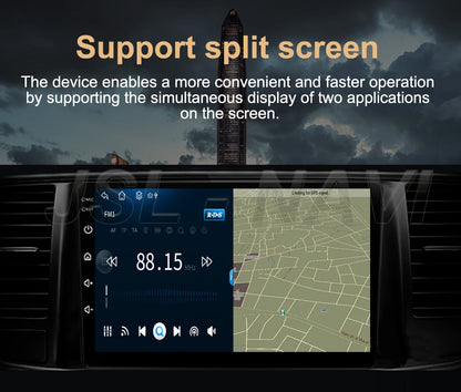 Android 14 For Toyota Vitz Yaris Echo 1999-2005 Carplay Auto Car Radio Multimedia Video Player Navigation GPS No 2Din 2 Din DVD