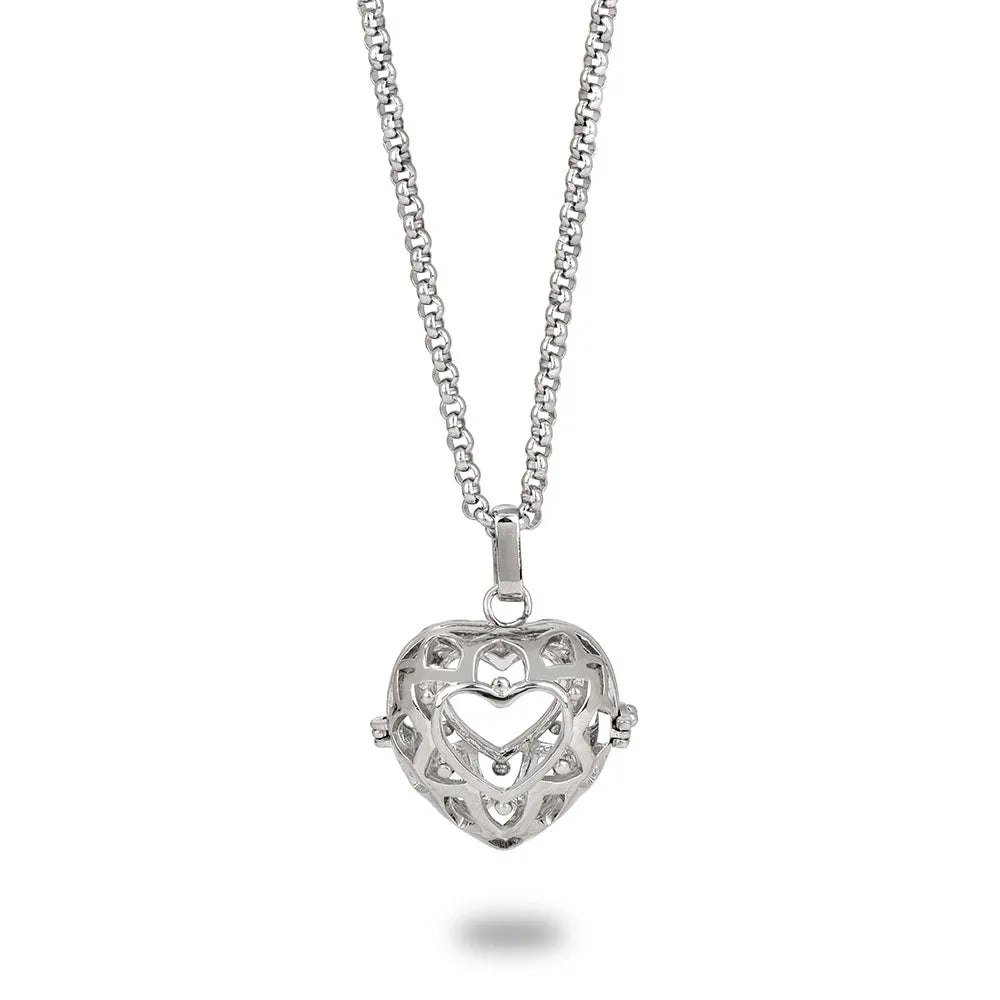 Heart Stone Pendent Necklace Natural Amethysts Carnelian Quartzs Stainless Steel Chain Necklace Wedding Birthday Jewelry Gift