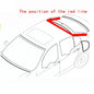 Applicable to BMW E60 E90 320I 325I 520I 523I 525I 528I 530I 540I front and rear windshield rubber strip outer pressure strip