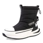 Big Size 45 Winter Boots Men High-top Water-resistant Cotton Shoes Women Plus Velvet Warm Shoes Boots Northeast Outdoor Boots