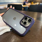 Luxury Transparent Shockproof Bumper Armor Case for iPhone 16 15 14 Plus 13 12 11 Pro Max Rugged Soft Frame Hard Back Cover