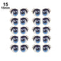 10Pairs Long Eyelashes Cute Love Cartoon Eyes Stickers Anime Figurine Doll Face Organ Paster Clay Decals DIY Doll Accessories