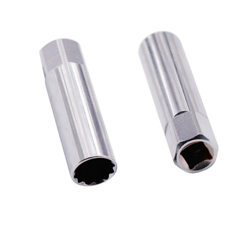 Universal Spark Plug Sleeve Wrench 3/8" Socket Magnetic 12-Point Angle Thin Wall Spark Plug Car Removal Tools 14mm 16mm CR-V