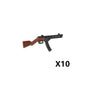 WW2 German Weapon Building Block 98K Two-color Gun US M1911 Soviet RPG Military Soldier Figure Accessories Rifle Pistol Toy C349