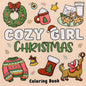 Cartoon Coloring Book For Adults And Teens Featuring Adorable Creatures for Christmas Gifts To Relax In A Cozy Hygge Moment