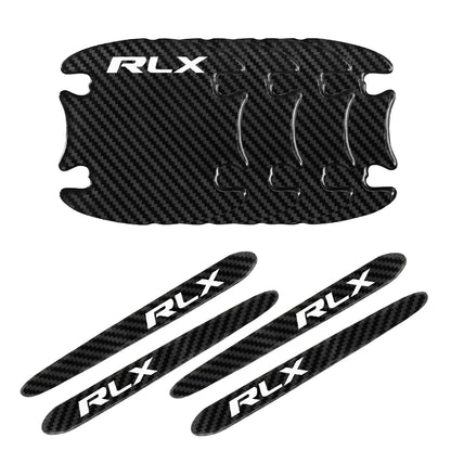 Car Door Handle Sticker Anti Collision Auto Exterior Accessories For Acura MDX RDX TSX TL ILX TLX NSX RL CDX RSX ZDX TLXL RLX