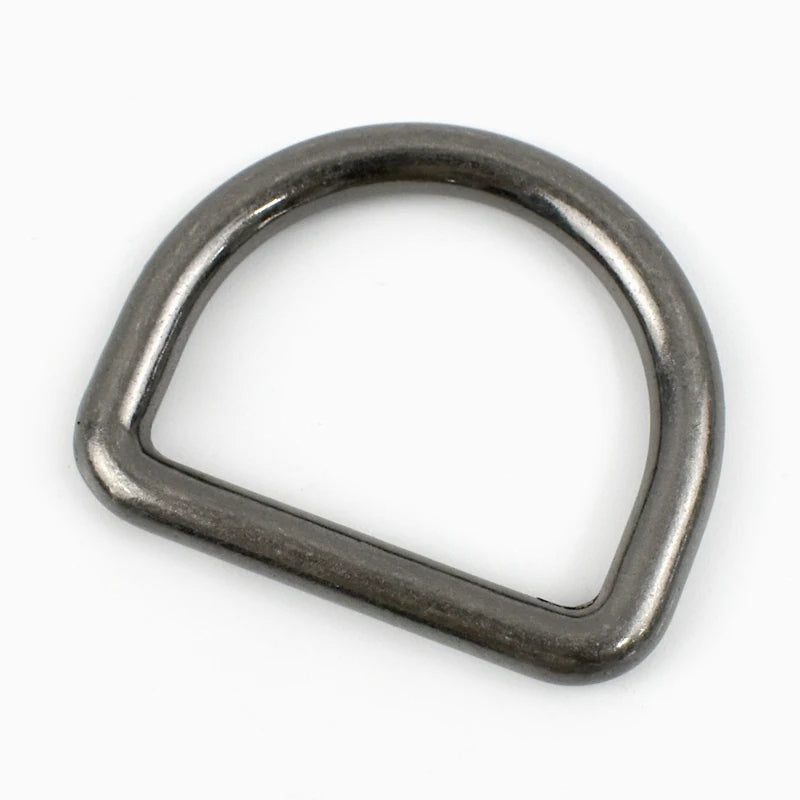 Meetee 10Pcs 10-38mm Metal Buckles For Bag Strap D Ring Clasp Belt Buckle Dog Collar Webbing Hook DIY Sewing Accessories G7-3