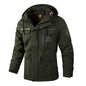 Men's Outdoor Sports Spring and Autumn Cross-Country Camping Hooded Jacket Casual Fashion Premium Slim-Fit Soft-Shell Jacket 6XL