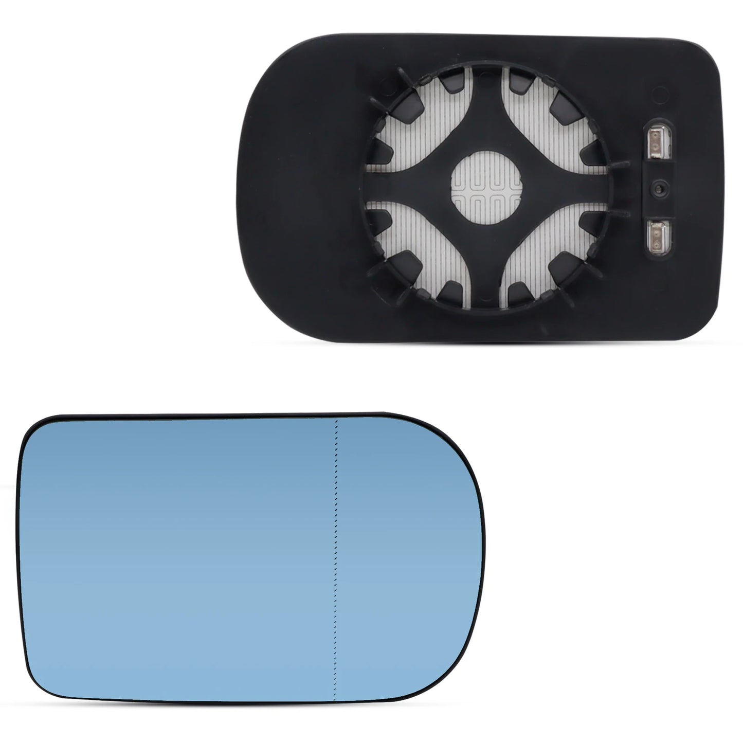 For BMW 7 Series E38 5 E39 1995 - 2003 Left Right Door Side Wing Mirror Glass Heated Blue Rear View Rearview Convex Exterior