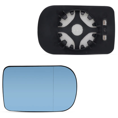 For BMW 7 Series E38 5 E39 1995 - 2003 Left Right Door Side Wing Mirror Glass Heated Blue Rear View Rearview Convex Exterior