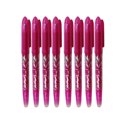 8/4pcs Multi-Color Erasable Gel Pen 0.5mm Tip Painting Writing Drawing School Black Blue Red Pink Orange Green Purple Light Blue