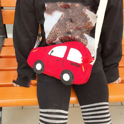 2024 Fashion Mini Crossbody Bag Packet Children Baby Boys Girls Car Shoulder Bag Handbags Cartoon Mini Coin Purse