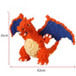 Pokemon fire-breathing Dragon Assembled Building Blocks Model Bricks Toy for Children Gifts Micro Puzzle Toys Desktop Decoration