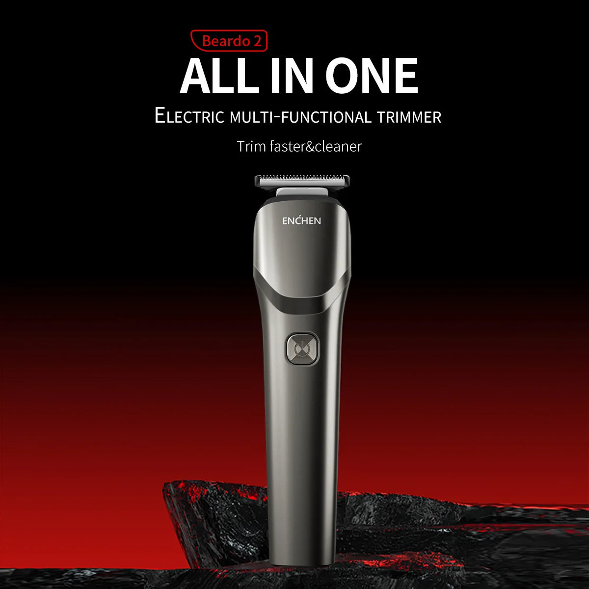 ENCHEN Hair Clipper Professional Hair Trimmer Hair Cutting Machine Multi-functional Body Trimmer Beard Shaver for Men - Beardo 2