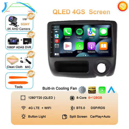 Android 14 For Toyota Vitz Yaris Echo 1999-2005 Carplay Auto Car Radio Multimedia Video Player Navigation GPS No 2Din 2 Din DVD