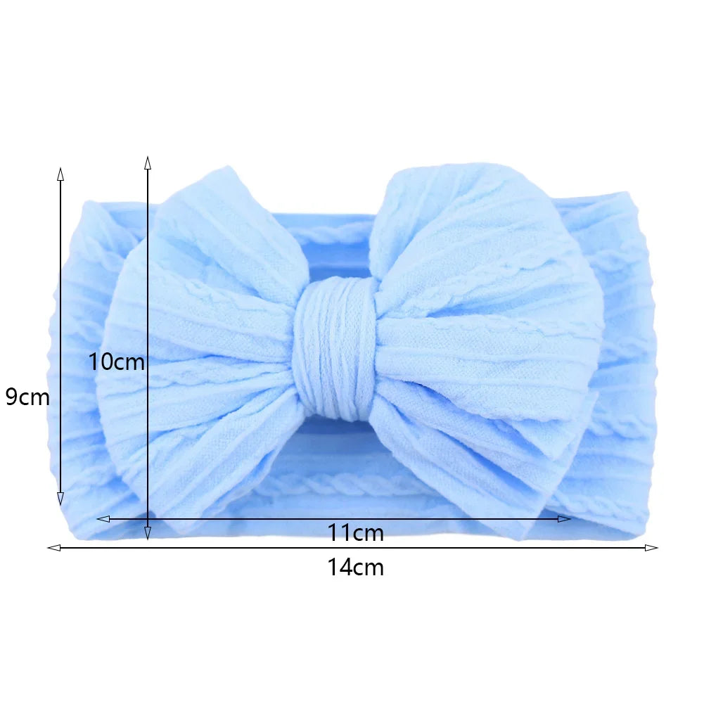 Cute Bowknot Baby Headband Turban Soft Elastic Baby Girls Hairband for Children Newborn Headwraps Headwear Kids Hair Accessories