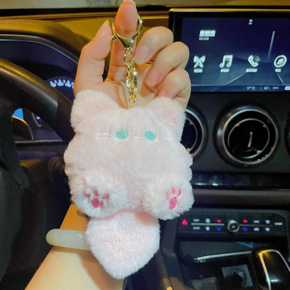 Cute Tuantuan Cat Network Red Key Chain Hanging Doll Doll Wholesale Plush Pendant Small Gift Cartoon Key Chain