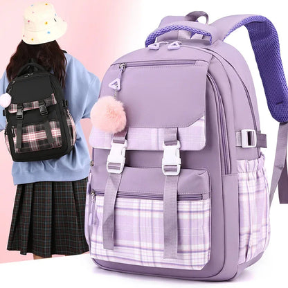 2024 Hot Sales School Bags for Paimery School Students Girls Large Capacity Children's Bags Lightweight Washable Travel Backpack