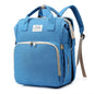 Portable Mommy Baby Diaper Bag Backpack Changing Pad Fashion Backpack USB Interface Babies Bags Station