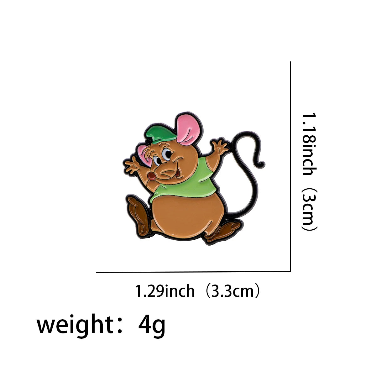 Cartoon Yellow Bear Pig Soft Enamel Pin Children Brooch for Clothes Briefcase Metal Badges Lapel Pins for Backpack Accessories