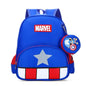 Anime Marvel Backpack Anime Figure Spider Man Iron Man Shoulder Bag Travel Schoolbag for Children Super Heroes Pupil School Bags