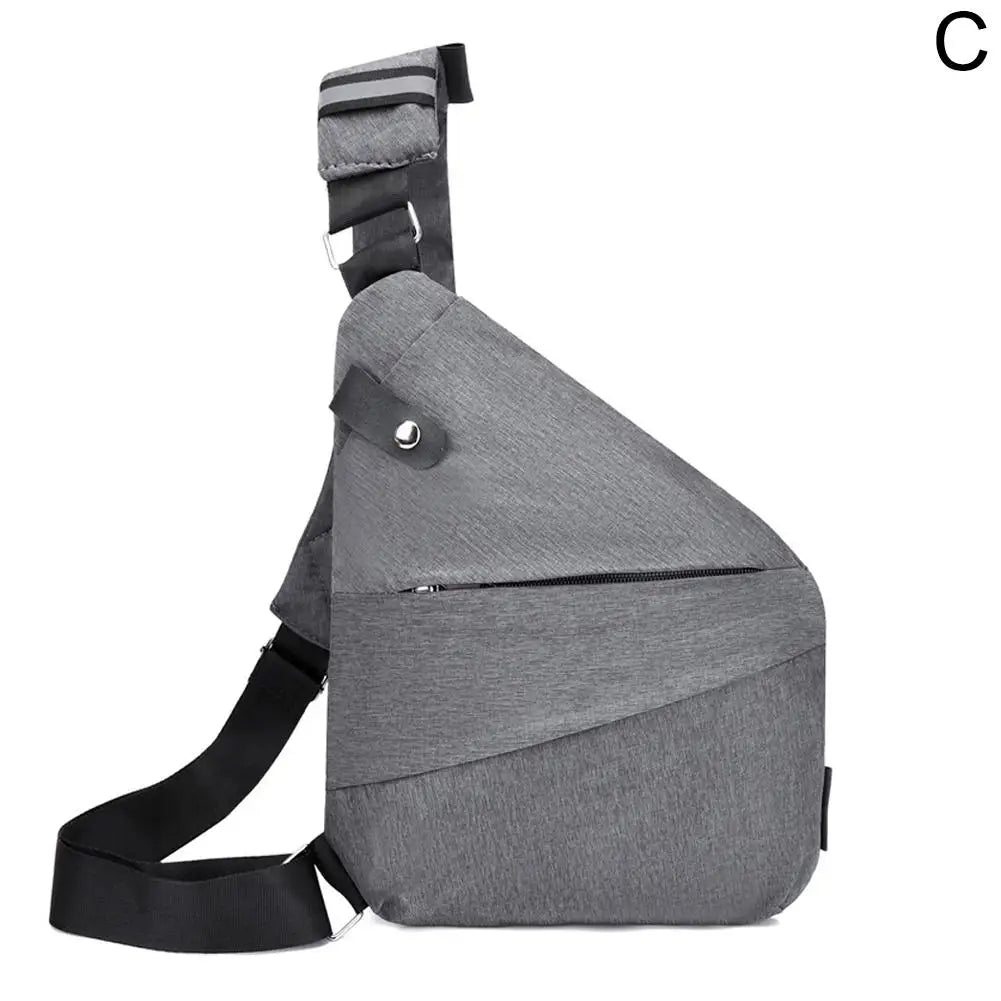 Anti Theft Travel Bag Men's Chest Bag Outdoor Leisure Crossbody Bag Nylon Waterproof Handbag For Wander Hiking Dropshipping