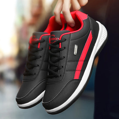 Men Shoes Walking Sneakers For Men Classical Leisure Casual Shoes Microfiber Non-Slip Rubber Sole Footwear Tennis For Men