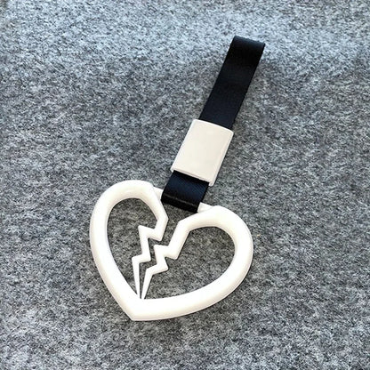 JDM Tsurikawa Heart Ring Car Tow Belt Train Bus Handle Hand Strap Drift Charm Strap Drift Auto Accessories Car Styling Bradn New