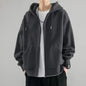 Men's Solid Suits Zipper Hoodies+ Pants Spring Autumn Casual Fitness Sports Hot Elastic Male Clothes Outfit Drawsting Pants