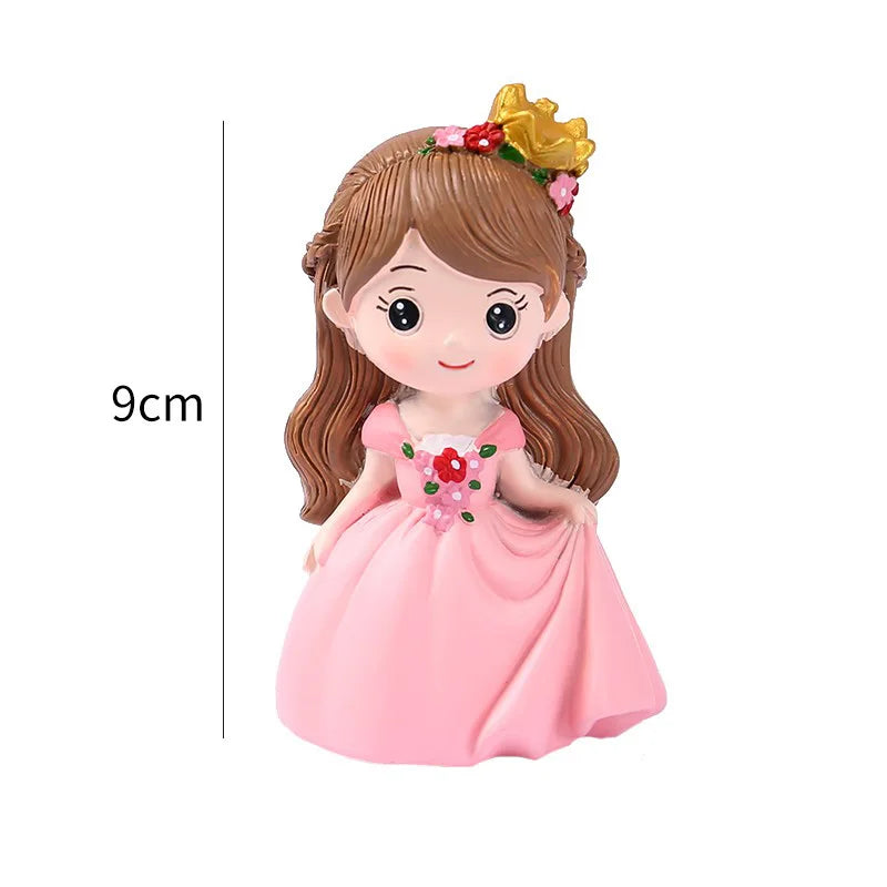 Princess Cake Topper Girl Happy Birthday Party Supplies Kids Happy 1st Birthday Cake Decorations Girl's 16th Party Gifts