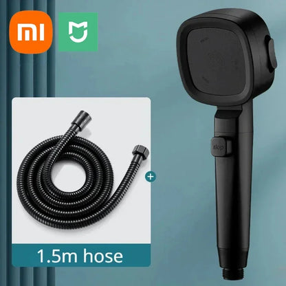 Xiaomi High Pressure Shower Head 3 Modes Adjustable Filter Shower Head Set New Smart Bathroom Shower Head Accessories Sprayer