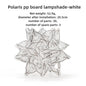 ISE MOUNT Outdoor Polaris PP Panel Lampshade Camping Light Color Waterproof Lampshade Portable Camping Accessories