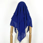 2024 Summer Three-layer Chiffon Hijab Solid Color Khimar Adjustable Women's Gauze Ethnic Shawl Breathable and Comfortable Hijab
