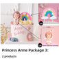 Princess Cake Topper Girl Happy Birthday Party Supplies Kids Happy 1st Birthday Cake Decorations Girl's 16th Party Gifts