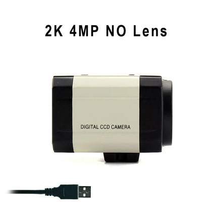 4MP 30fps 2560x1440 High Speed UVC USB Webcam 5-50mm / 2.8-12mm Varifocal  Zoom Lens option 720P USB 1280*720 USB Camera