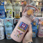 Sanrio Kuromi Water Cup Student Children's Cute Plastic Cup with Lid Straw Cup Straight Drinking Cup Festival Water Cup