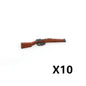 WW2 German Weapon Building Block 98K Two-color Gun US M1911 Soviet RPG Military Soldier Figure Accessories Rifle Pistol Toy C349