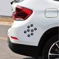 Car Sticker And Decals Paw 3D Animal Dog Cat Bear Foot Prints Footprint Decal Car Sticker Green Red Black White Pink Yellow Blue