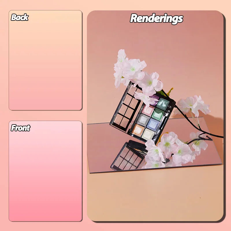 Gradient Color Photography Backdrops 57*87CM 2 Sided Photo Backgrounds Wallpaper Studio Waterproof Products Photographic Props