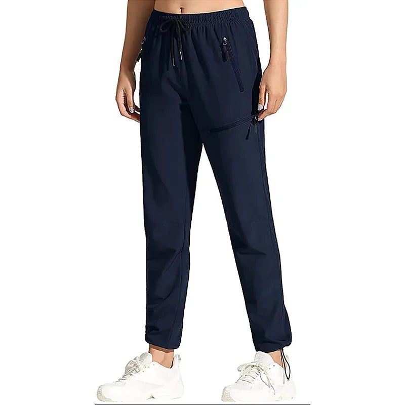 LNGXO Men Women Cargo Pants Camping Hiking Climbing Waterproof Pants Outdoor Sport Quick Dry Anti-UV Lightweight Trousers Unisex