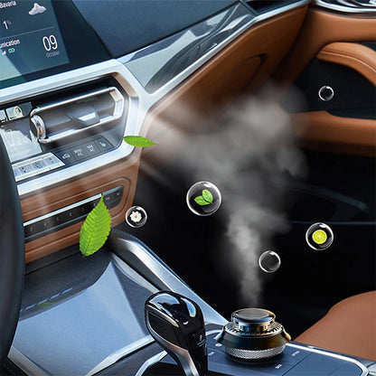 1pc Car Air Solar Creative Rotation Perfume Diffuser Small Lasting Fragrance Air Cleaning Car Interior Accessories
