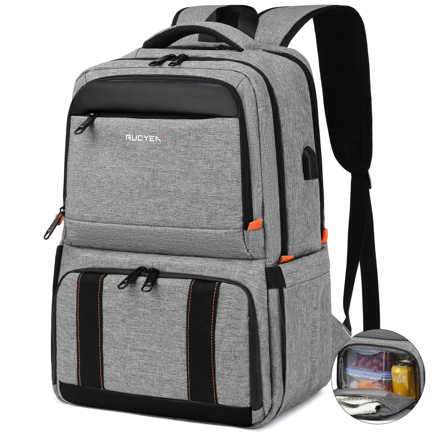 Lunch Backpack Insulated Cooler Picnic Bag Multifunctional Travel Bag Large Capacity Outdoor Picnic Camping Waterproof Backpack