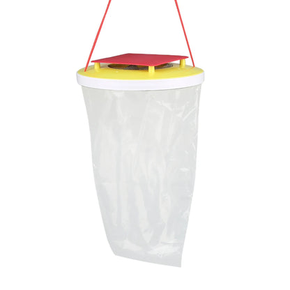 Flies Catcher Disposable Pest Control Bug Trap Bag Hanging Flycatcher Bag with Bait for Parks/Canteens/Restaurants/Farms Outdoor