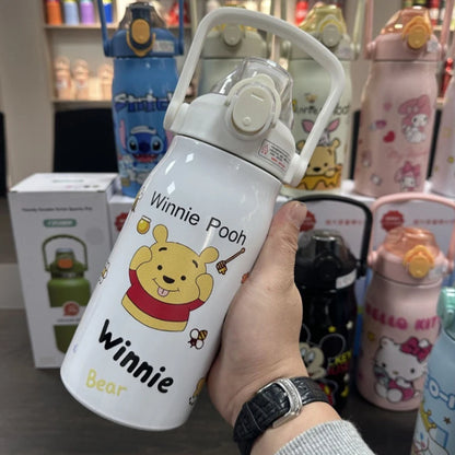 Sanrio Kuromi Water Cup Student Children's Cute Plastic Cup with Lid Straw Cup Straight Drinking Cup Festival Water Cup