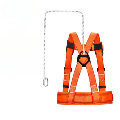 Five-Point Safety Belt Aerial Worker Outdoor Construction Protection Waist Belts Safety Electrician Belt Rescue Survival Rope
