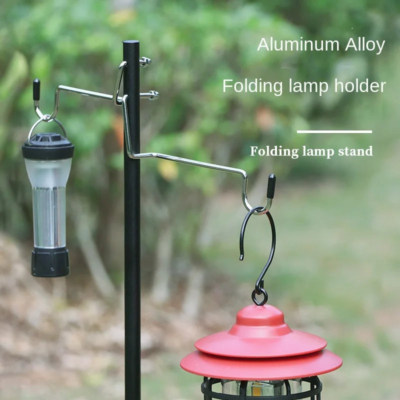TARKA Tabletop Lantern Stand Camping Lantern Hangers Tourist Light Shelf Lighting Brackets Hanging Lantern Holder Outdoor Tools